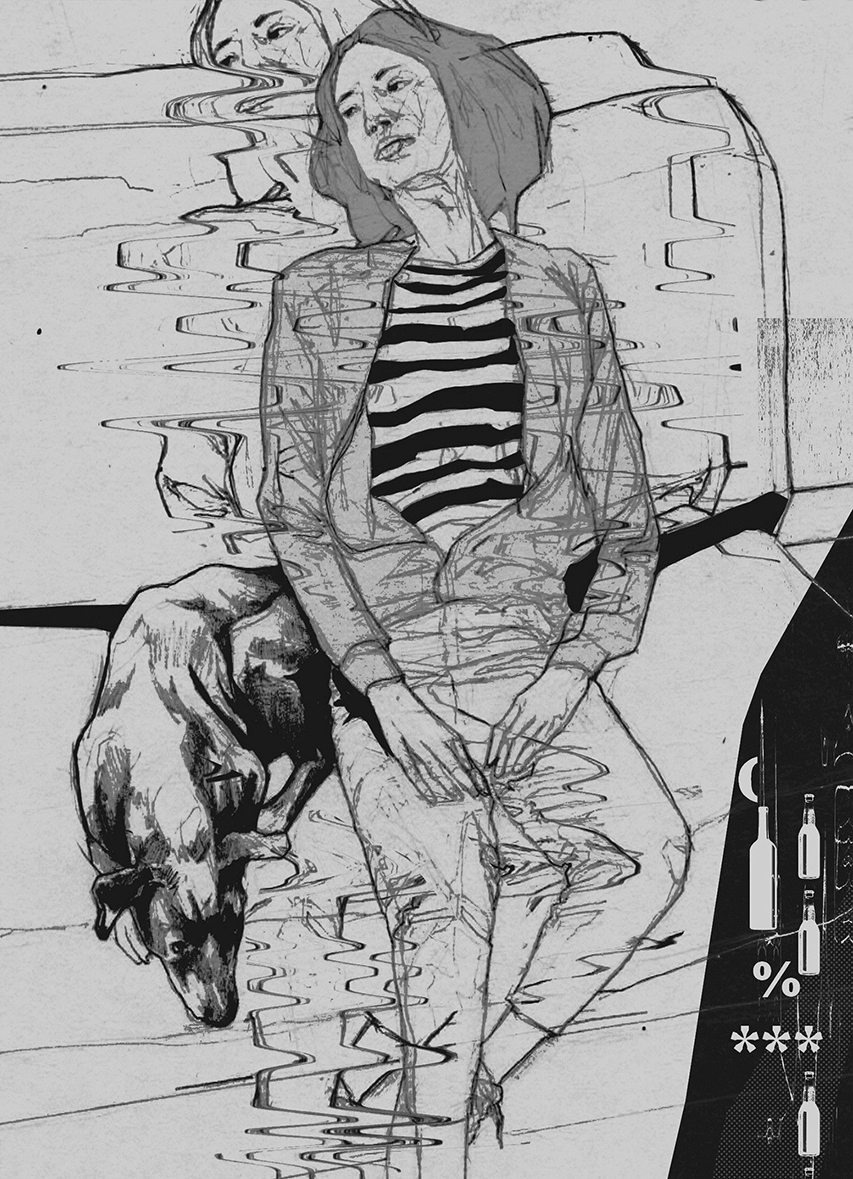 Bakanica drawing illustration by Javier Casas Moscko