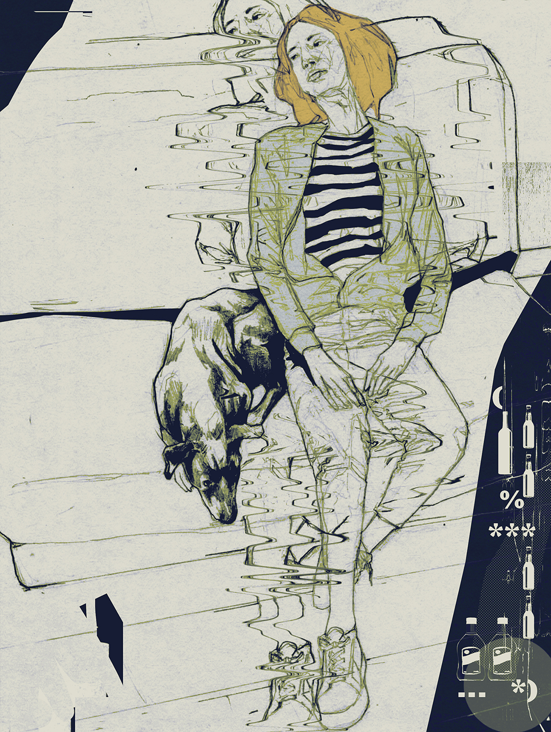 javier-casas-moscko-Drawing-illustration-bakanica artwork by Javier Casas Moscko