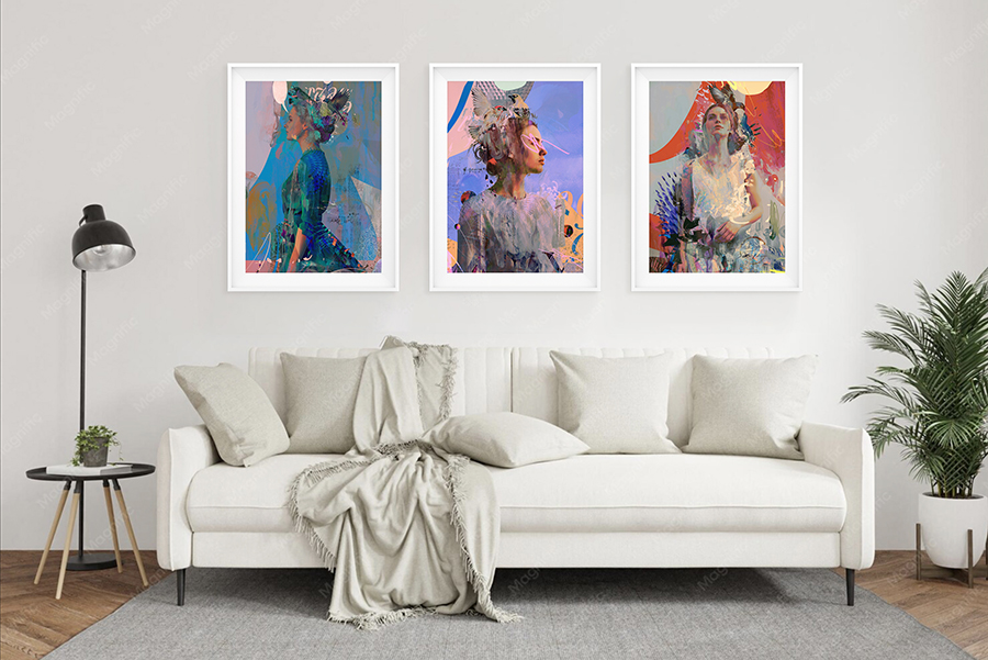 javier-casas-moscko-digitalart-illustration-Nest_on_Womens_Hair_fig123prints2 artwork by Javier Casas Moscko