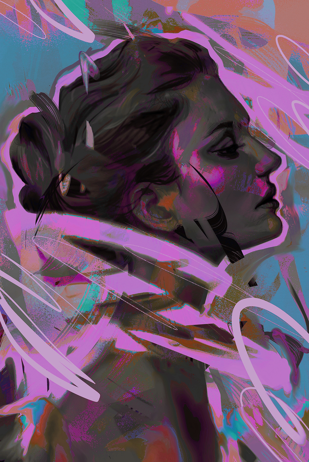 javier-casas-moscko-digitalart-illustration-feminine-attraction artwork by Javier Casas Moscko