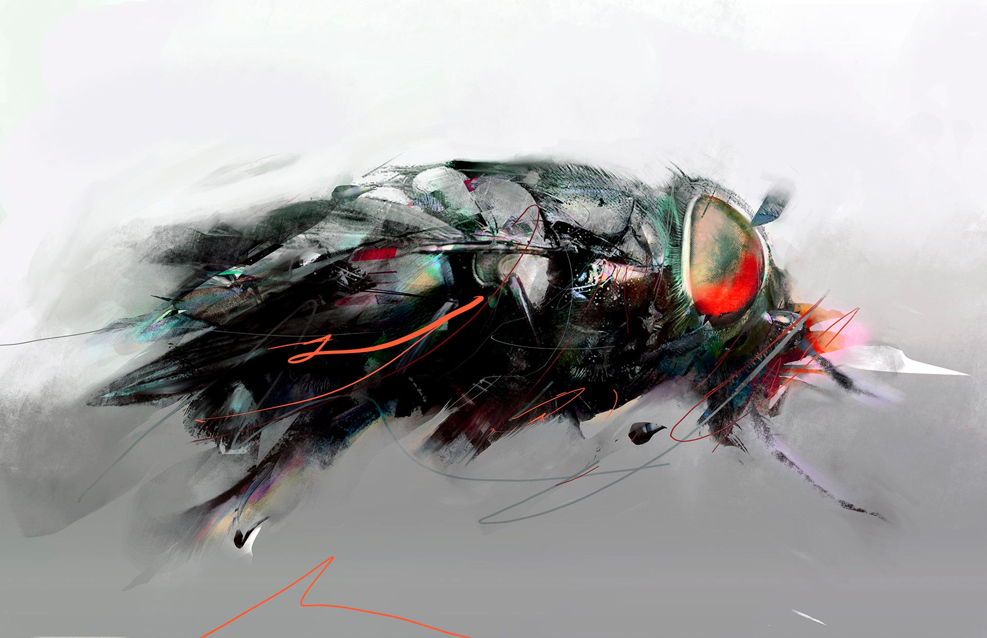 javier-casas-moscko-digitalart-illustration-mosca artwork by Javier Casas Moscko