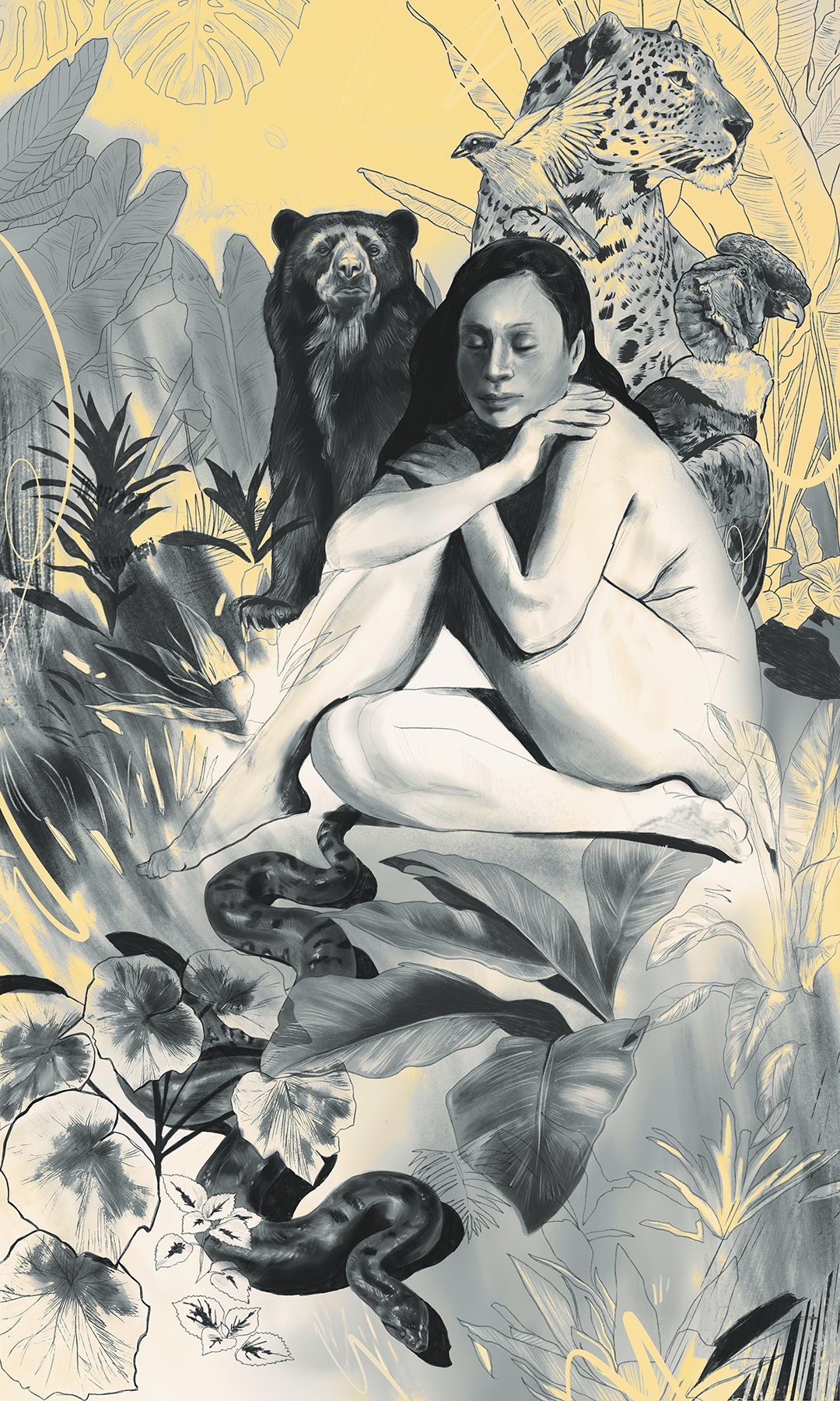 Pachamama illustration by Javier Casas Moscko